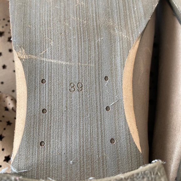 Rud by Rudsak tall / mid calf western leather boots, star cut outs, tan / taupe - Picture 12 of 14